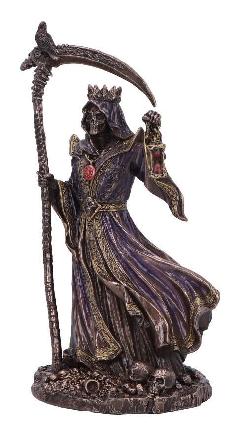 Photo #2 of product D6888C24 - Deathly Crown King Skeletal Reaper Figurine