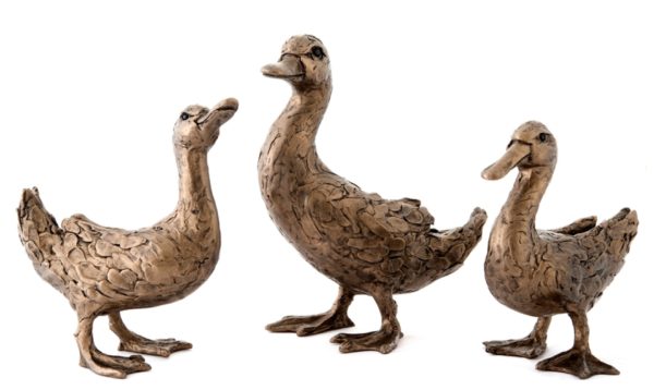 Photo of Dilly the Duck Bronze Figurine 18 cm