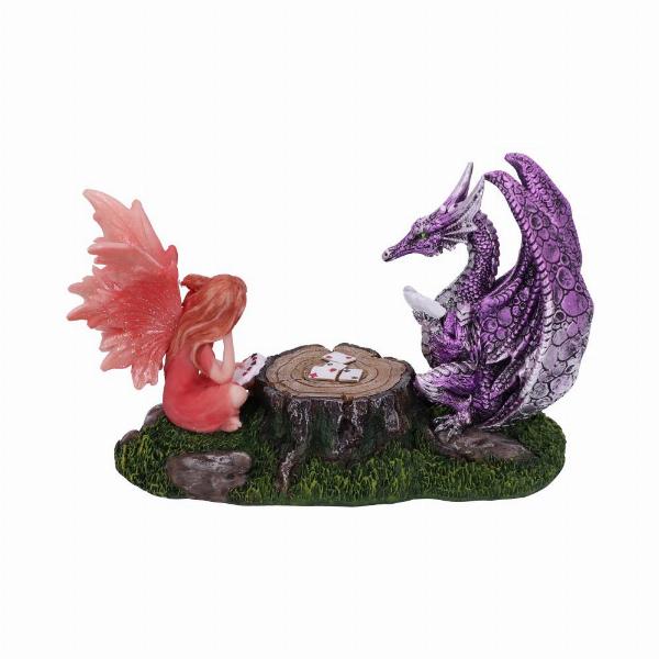 Photo #3 of product U5498T1 - Dragon's Hand Dragon and Fairy Playing Card Figurine