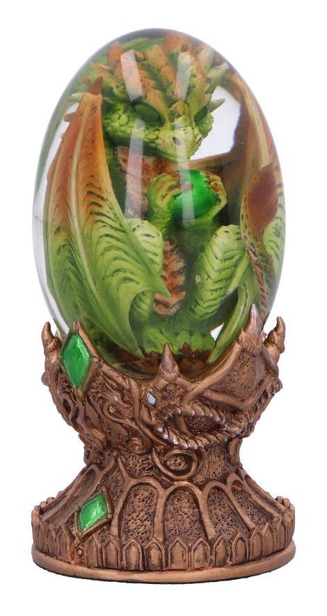 Photo #2 of product B6909C24 - Elemental Dragonlings - Earth Dragon in Clear Egg