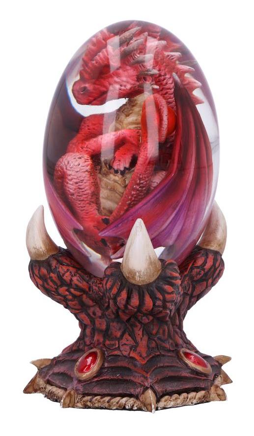 Photo #2 of product B6907C24 - Elemental Dragonlings - Fire Dragon in Clear Egg