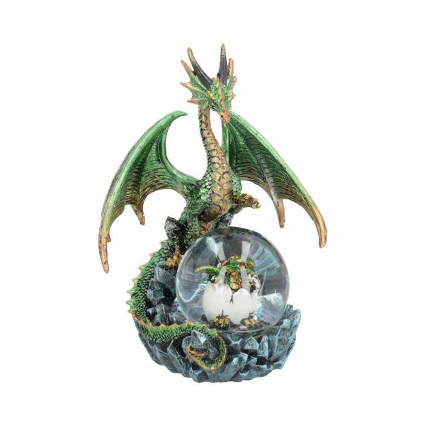 Photo #1 of product U4499N9 - Emerald Oracle Green Dragon Fortune Seer Figurine 19cm