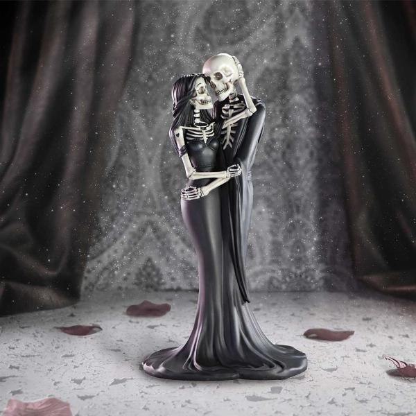 Photo #5 of product B6463X3 - Eternal Embrace Gothic Skeletons Figurine 24cm