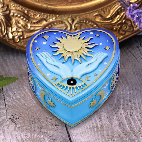 Photo #5 of product U6429X3 - Fortunes of the Sun Palmistry Box 15.5cm