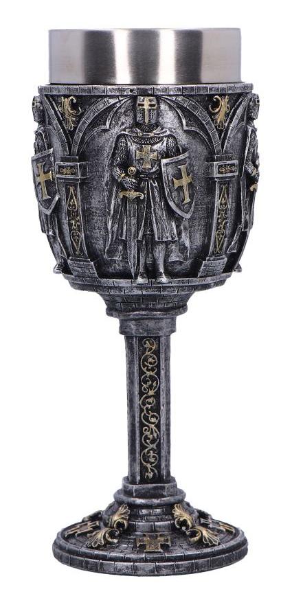 Photo #3 of product U6875C24 - Galant Medieval Knight Metallic Goblet