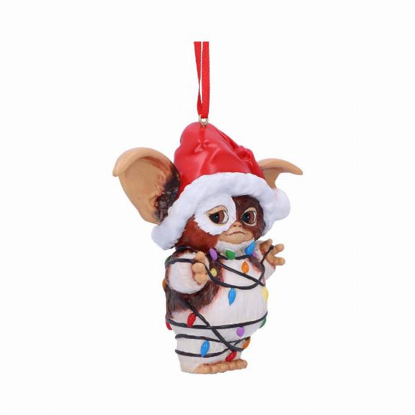 Photo #4 of product B5587T1 - Gremlins Gizmo in Fairy Lights Hanging Festive Decorative Ornament