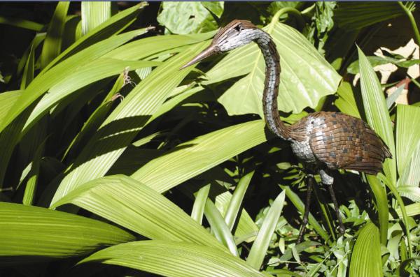 Photo of Grey Heron Metal Garden Ornament