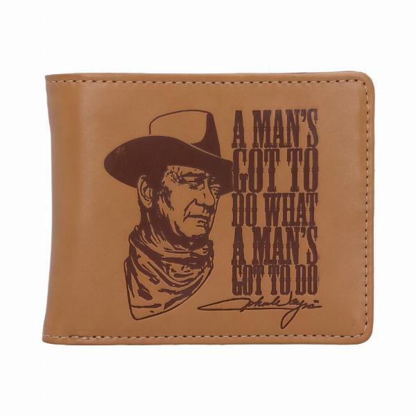 Photo #1 of product B3315J7 - 'A Mans Got To Do What A Mans Got To Do' John Wayne Wallet