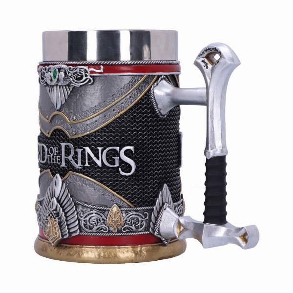 Photo #2 of product B5873V2 - Officially Licensed Lord of the Rings Aragorn Tankard 15.5cm
