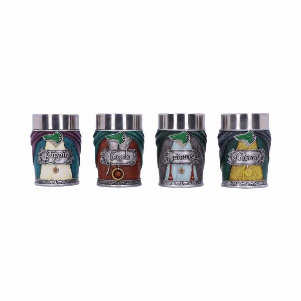 Photo #2 of product B5892V2 - Officially Licensed Lord of the Rings Hobbit Shot Glass Set