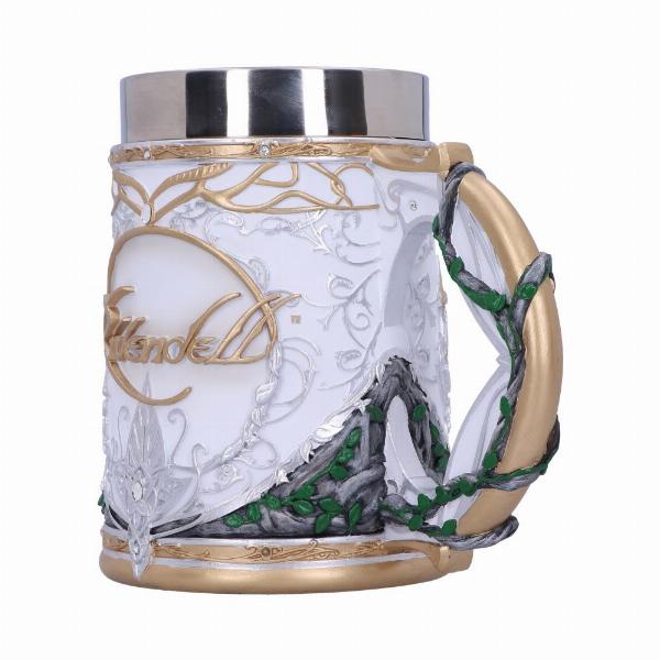 Photo #2 of product B5875V2 - Officially Licensed Lord of the Rings Rivendell Tankard 15.5cm