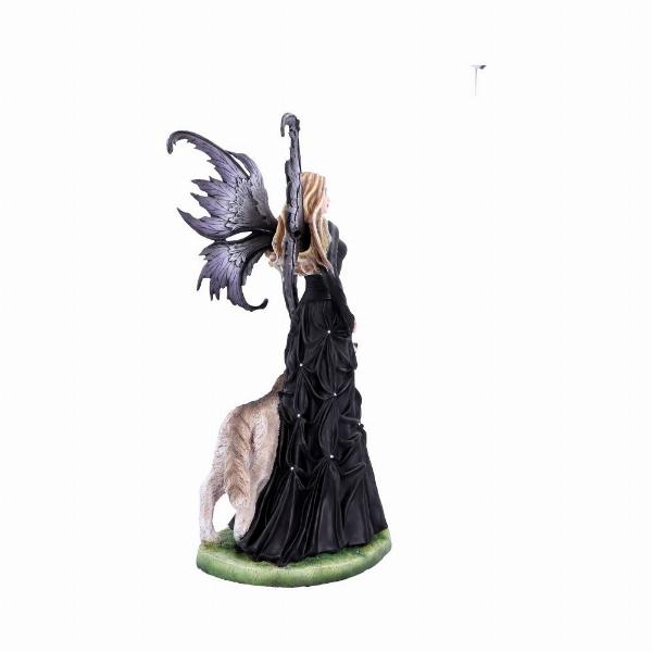 Photo #4 of product D4835P9 - Loveta Large Wolf and Fairy Ornament