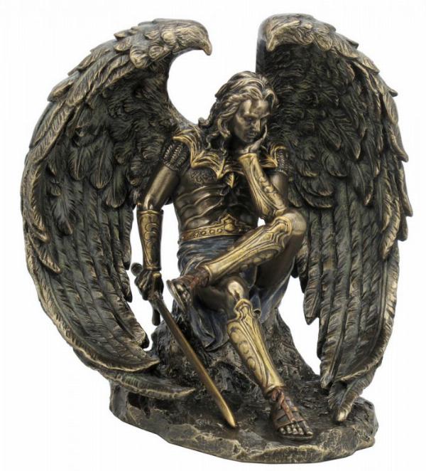 Photo of Lucifer Fallen Angel Bronze Figurine