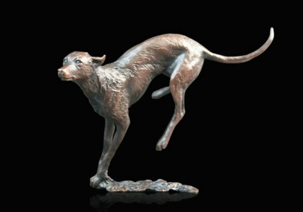 Photo of Lurcher Bronze Figurine (Limited Edition) Michael Simpson