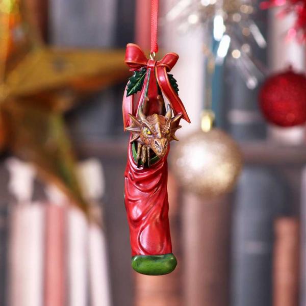 Photo #5 of product B5906V2 - Anne Stokes Magical Arrival Hanging Ornament 13.5cm