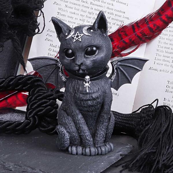 Photo #5 of product B5149R0 - Malpuss Winged Occult Cat Figurine