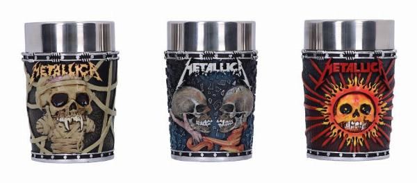 Photo #1 of product B6585A24 - Metallica Pushead Art Collectible Shot Glass set