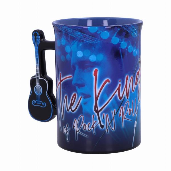 Photo #4 of product C5229S0 - Elvis The King of Rock and Roll Blue Mug