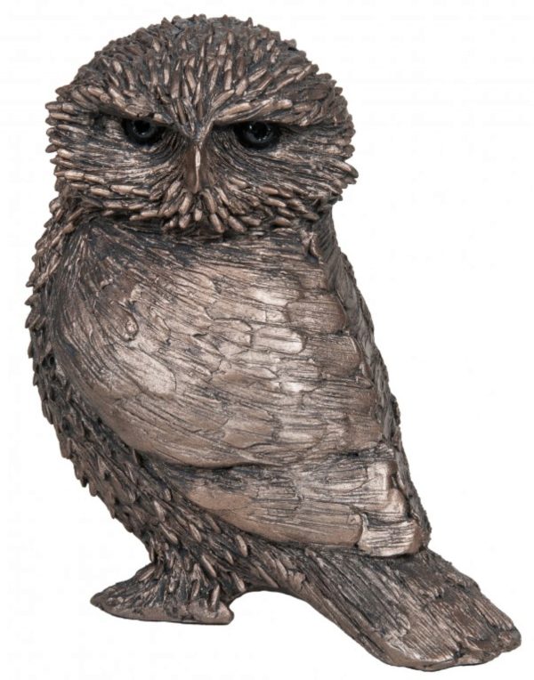 Photo of Olly Little Owl Bronze Figurine (Thomas Meadows) 12cm