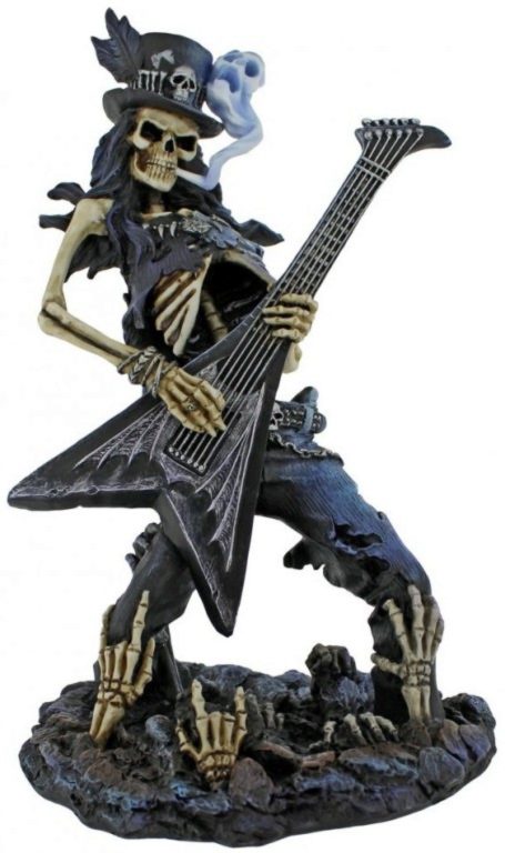 Photo of Play Dead Skeleton Rocker Figurine 24.5cm