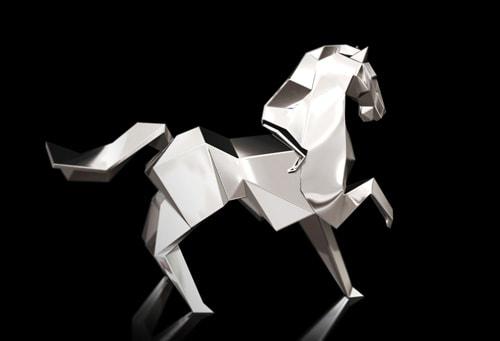 Photo of Pony Hallmarked Sterling Silver Miniature NOMI Design