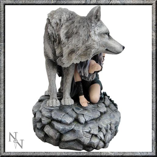 Wolf Figur Sammlerfigur Fantasy Gothic Protector by Anne Stokes limitiert 