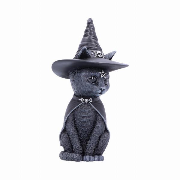 Photo #4 of product B5238S0 - Purrah Witches Hat Occult Cat Figurine
