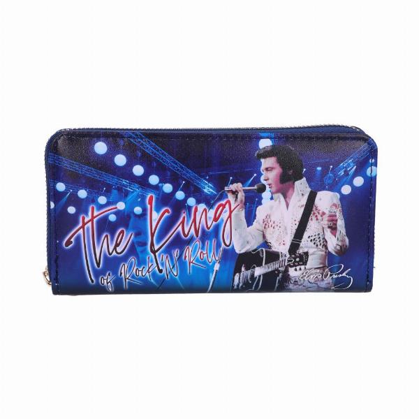 Photo #3 of product C5377S0 - Elvis The King of Rock and Roll Blue Womens Purse