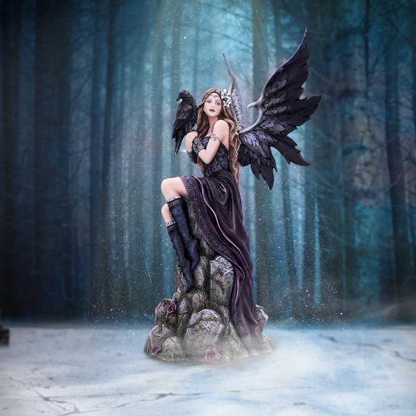 Photo #5 of product D6425X3 - Ravina Raven Fairy Figurine 38cm