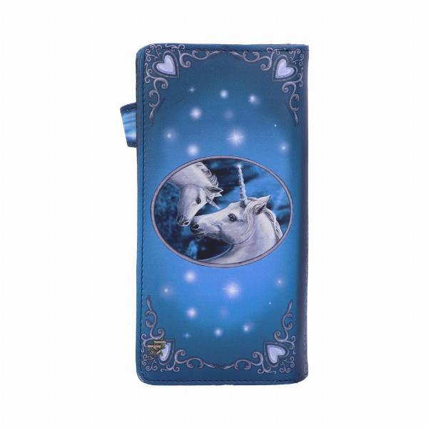 Photo #3 of product B3942K8 - Nemesis Now Lisa Parker Sacred Love Unicorn Purse Blue 18.5cm
