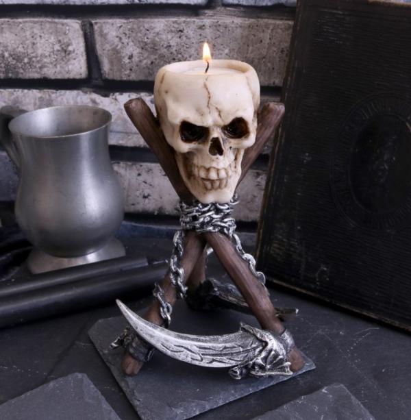 Photo of Scythe Skull Tealight Holder