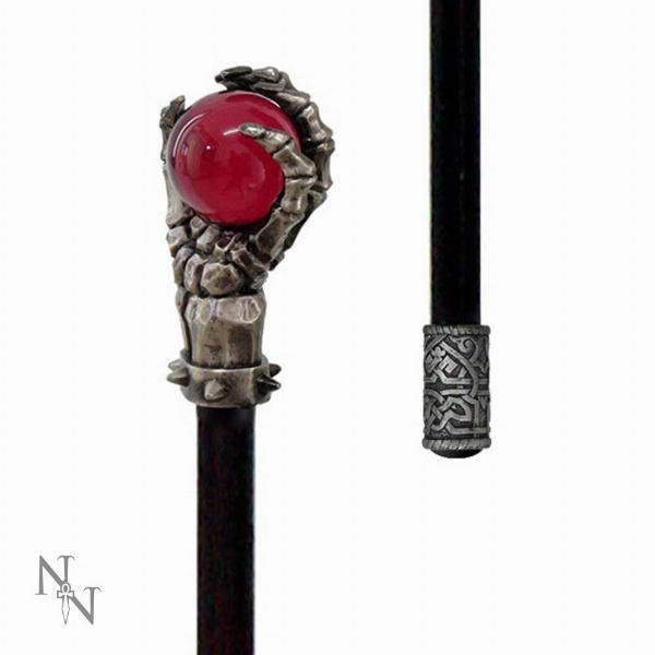 Photo #1 of product NEM2271 - Skull Swaggering Cane Skeleton Hand Decorative Walking Stick