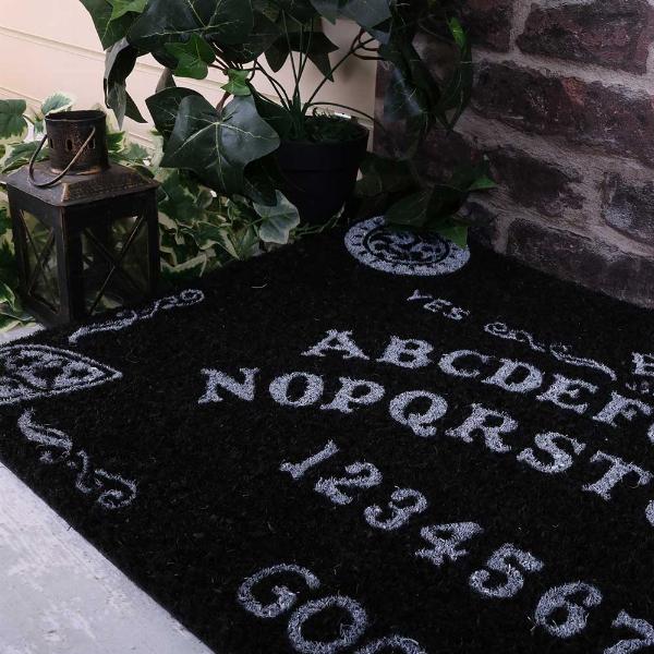 Photo #3 of product B4591N9 - Nemesis Now Black Spirit Board Doormat 45 x 75cm