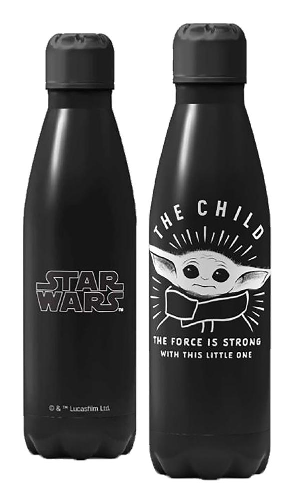 Photo #1 of product C6380X3 - Star Wars:The Mandalorian Grogu Stainless Steel Water Bottle 500ml