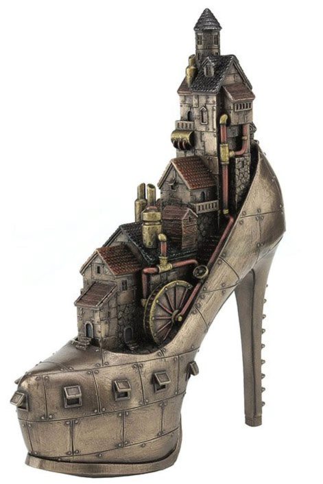 Photo of Steampunk Stiletto City Bronze Figurine