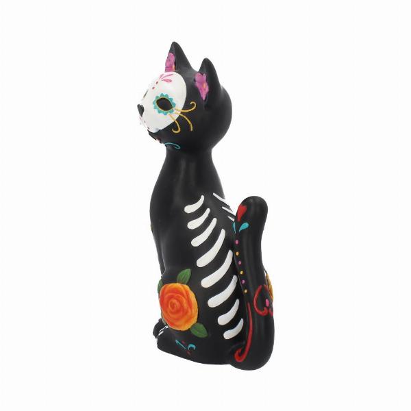 Photo #2 of product D1276D5 - Sugar Kitty Figurine Day of the Dead Cat Ornament