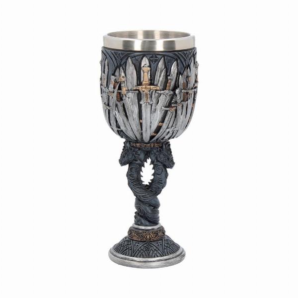 Photo #4 of product B2947H7 - Nemesis Now Medieval Sword Dragon Wine Goblet