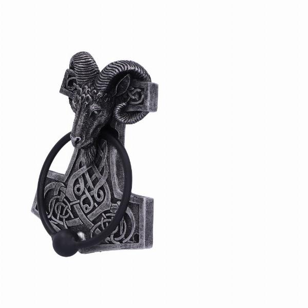 Photo #2 of product D5729U1 - Thors Hammer Door Knocker 15.9cm