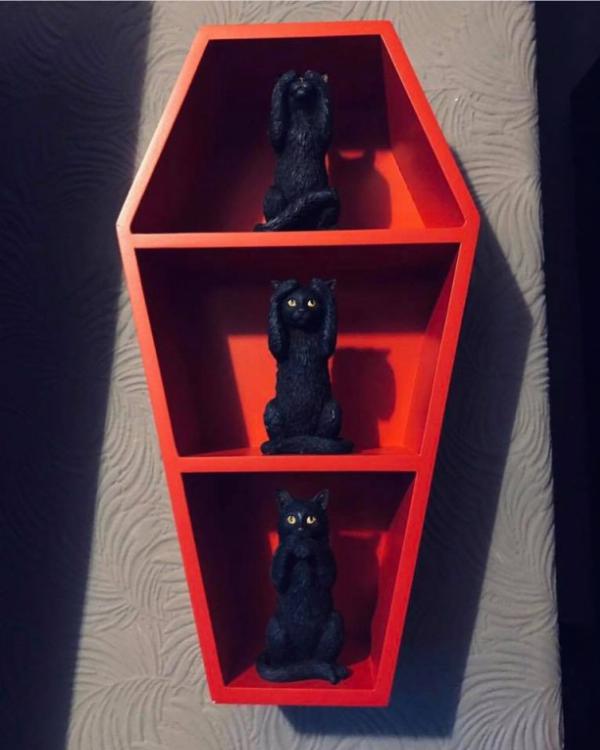 Photo of Three Wise Cats Figurine (Set of Three) 10 cm