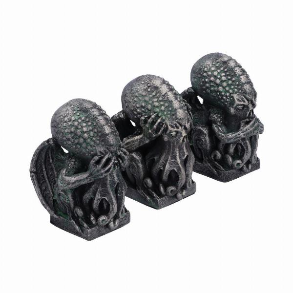 Photo #3 of product D5492T1 - Three Wise Cthulhu Figurines 7.6cm