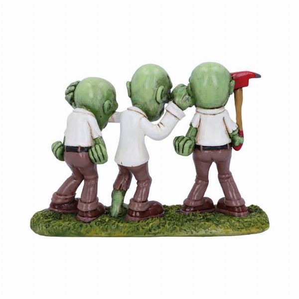 Photo #4 of product U5524T1 - Three Wise Zombies Horror Undead Creature Figurine