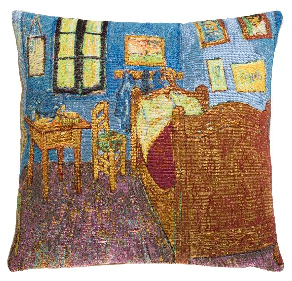 Phot of Van Gogh Bedroom In Arles Tapestry Cushion