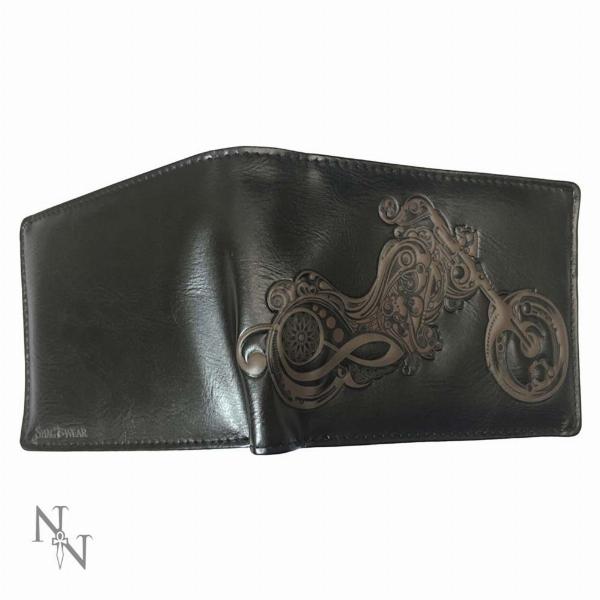 Photo #2 of product C2804G6 - Embossed Motorcycle Bike Wallet