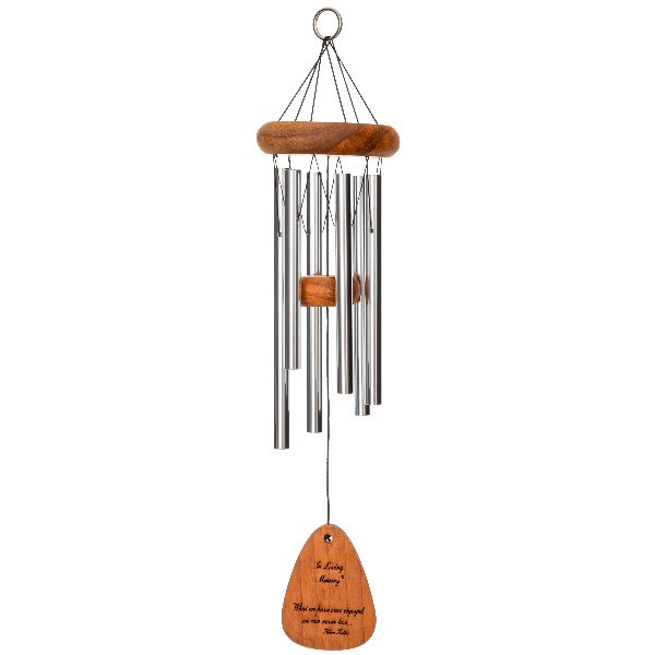 Phot of What We Have Once Enjoyed - in Loving Memory Memorial 18 Inch Wind Chime