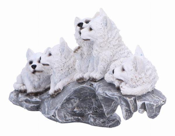 Photo #2 of product U6873C24 - Winter Litter White Wolf Ornament