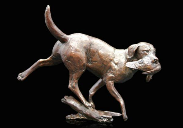 Photo of Working Labrador Bronze Figurine (Limited Edition) Michael Simpson