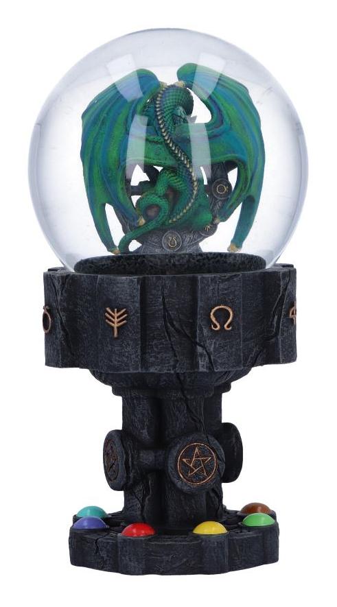 Photo #3 of product B6349X3 - Anne Stokes Year of the Magical Dragon Snow Globe 18.5cm