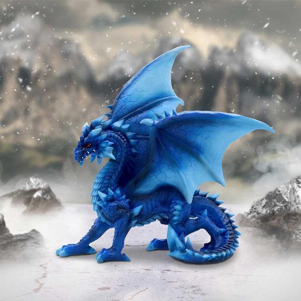 Photo #5 of product U6435X3 - Yukiharu Blue Dragon Figurine 21.5cm
