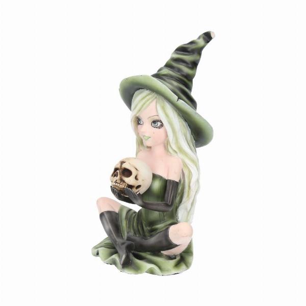 Photo #2 of product D2025F6 - Zelda Figurine Witch Skull Ornament