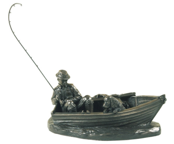 A Days Fishing Bronze Ornament